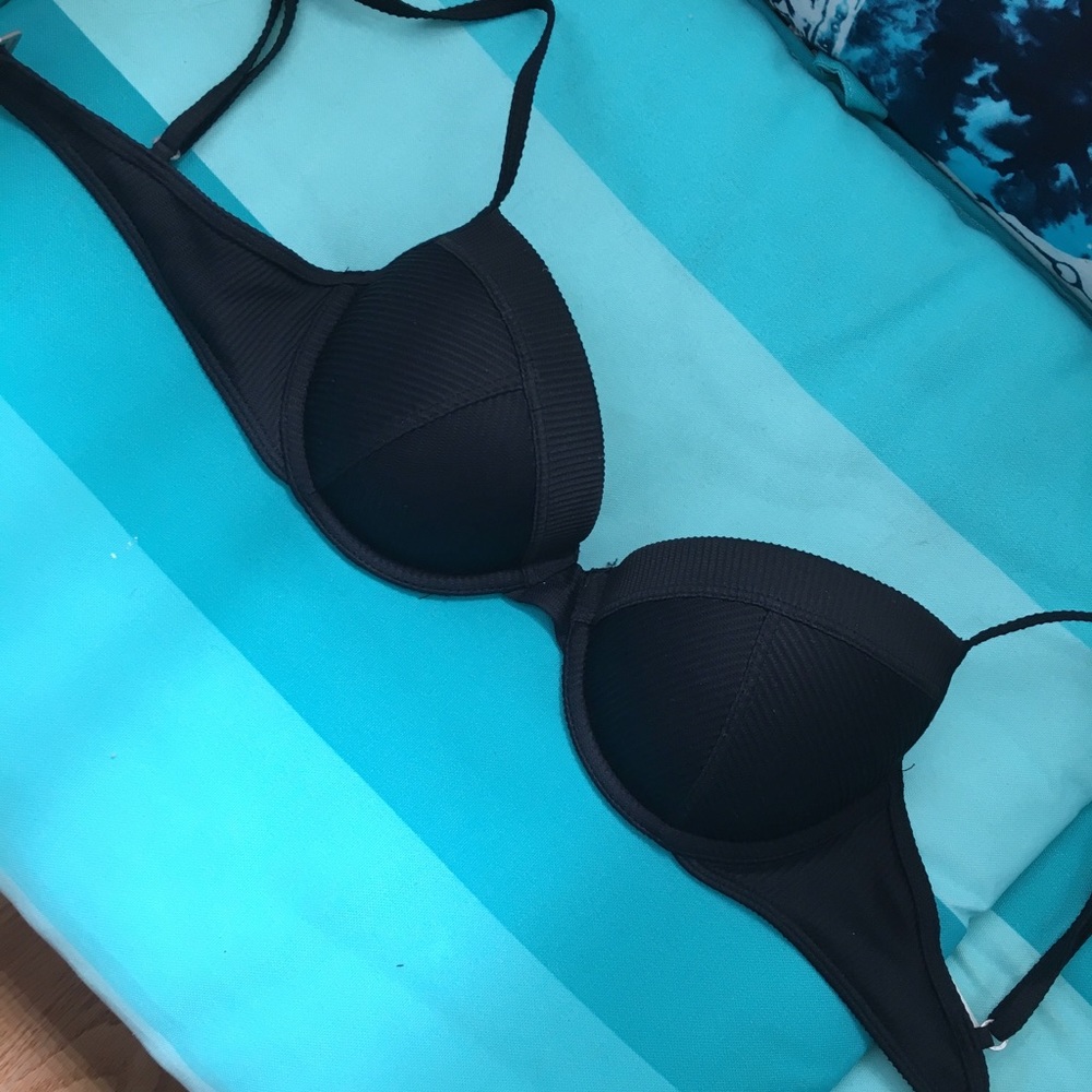 Abercrombie black swimsuit top